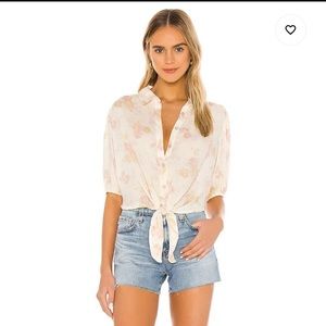‼️PRICE DROP‼️Free People Celia Floral printed blouse